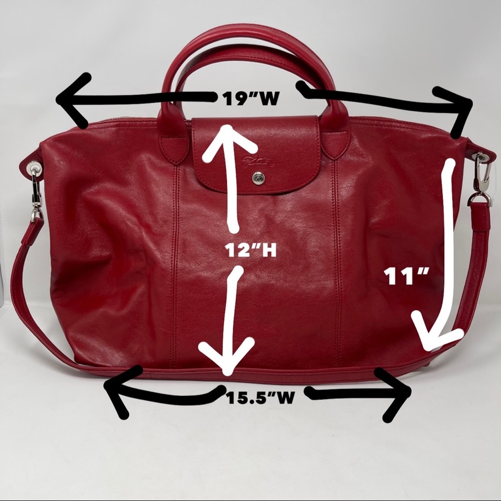 LONGCHAMP LE PLIAGE CUIR LARGE LEATHER TOTE - Picture 15 of 15